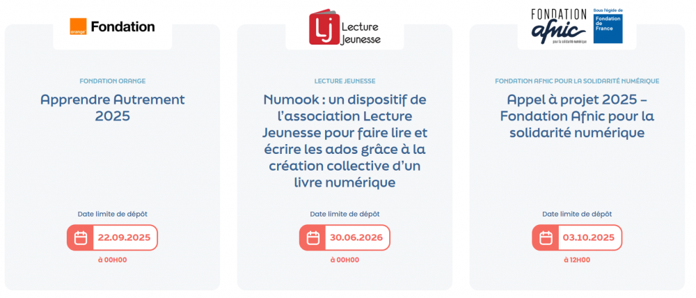 "Appels à projets illettrisme en cours"