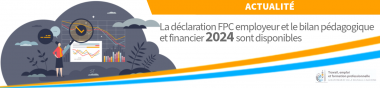 déclaration employeur / bilan pédagogique et financier 2024