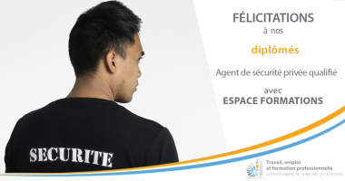 Les résultats du diplôme d'agent de sécurité privée qualifié (ASPQ) de la session d'examen du 9 au 11 avril 2025 sont disponibles