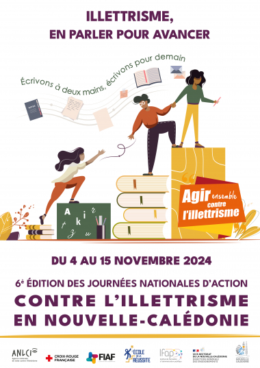 Journées nationales d’action contre l’illettrisme 2024 en Nouvelle-Calédonie du 04 au 15-11-2024